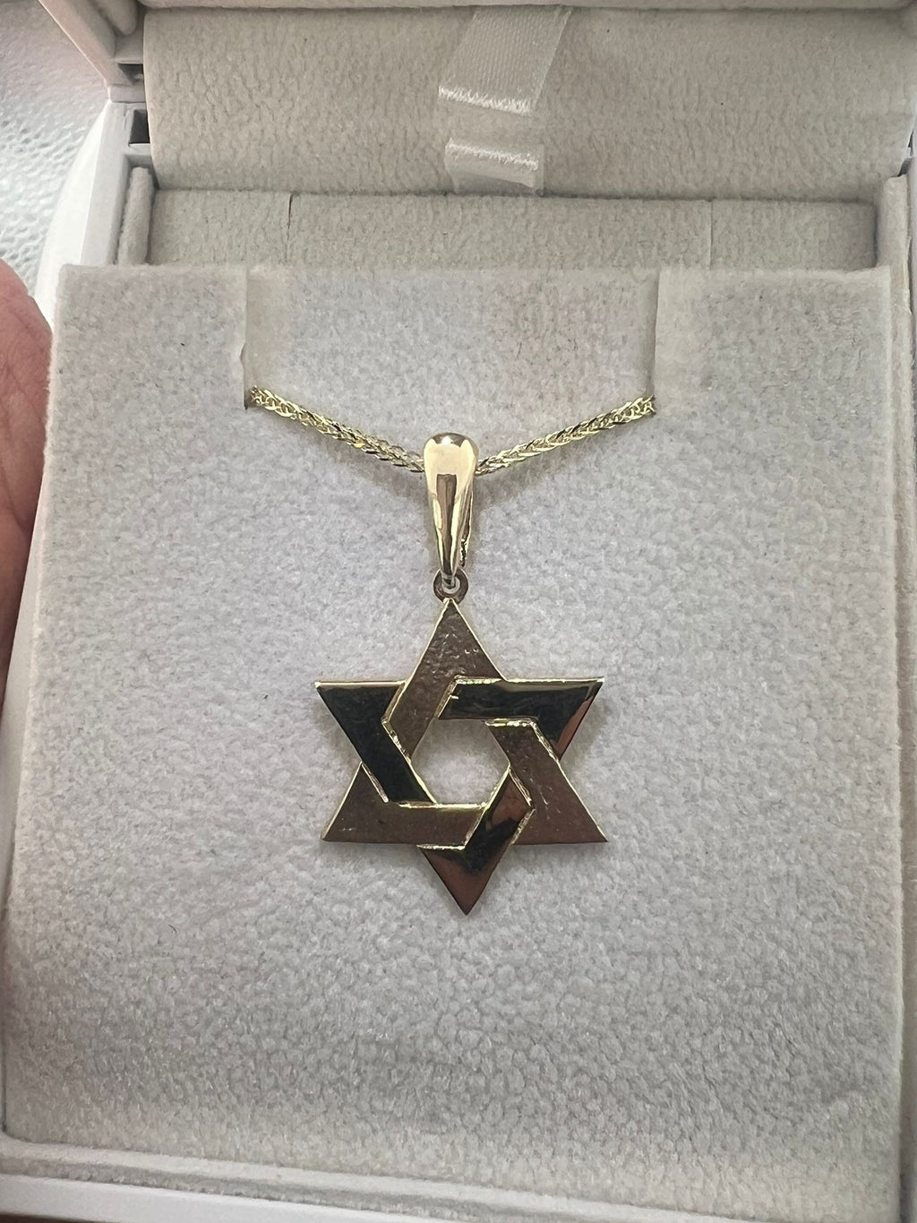 מגן דוד "אור איתן" מזהב 14 קראט