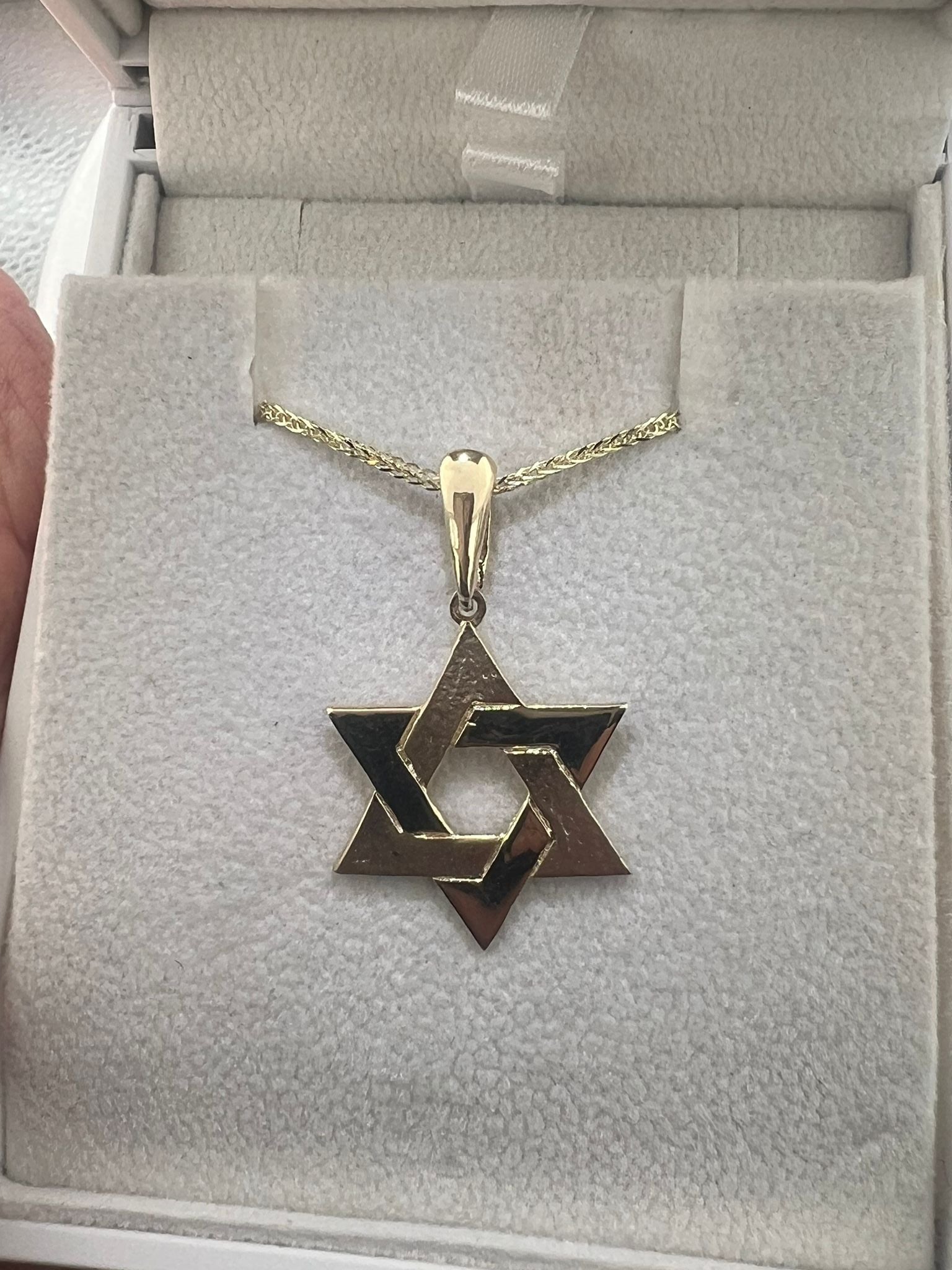 מגן דוד "אור איתן" מזהב 14 קראט